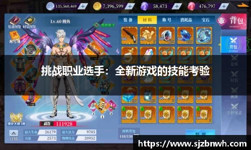 挑战职业选手：全新游戏的技能考验